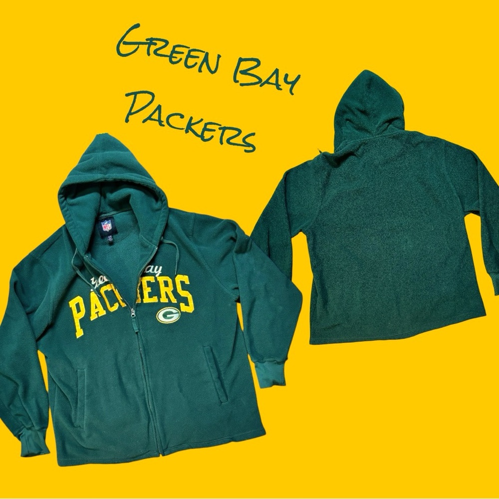 Men’s Green Bay Packers Fleece Jacket Xl